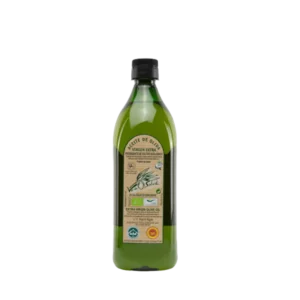 Aceite de oliva virgen extra ecológico Verde Salud en botella de 1 litro