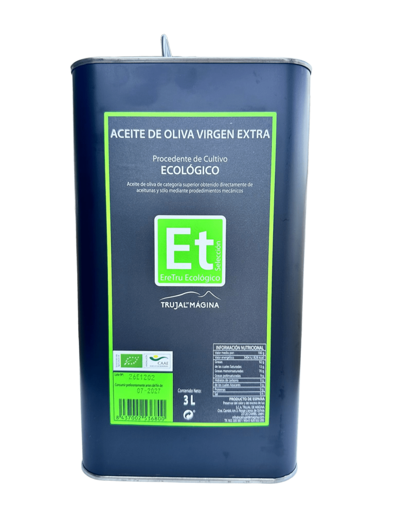 ERETRU LATA 3L - AOVE EXTRA ECOLÓGICO