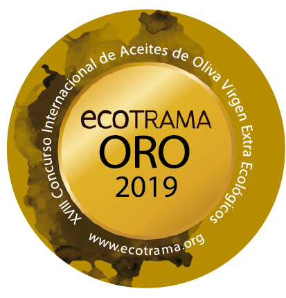 Medalla gran oro 2019 mejor aceite virgen extra ecotrama